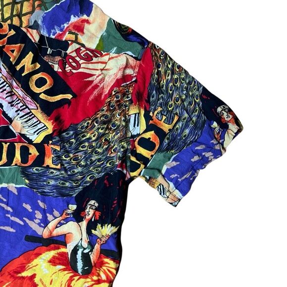 American Vintage Jams World Hawaiian Shirt Large - Picture 5 of 7